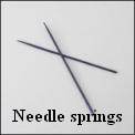 Needle springs